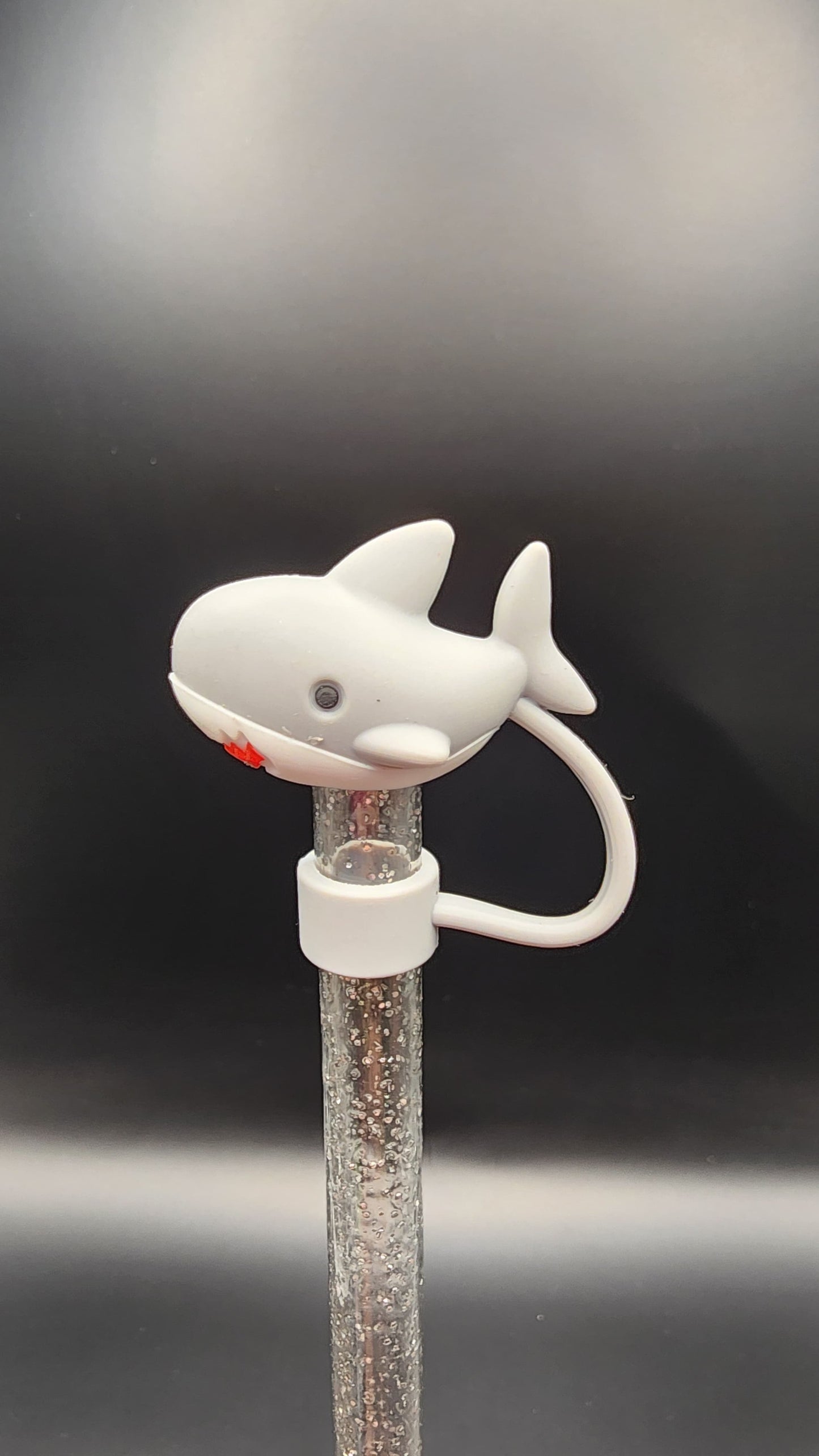 🦈 Shark 3D Printed Straw Topper