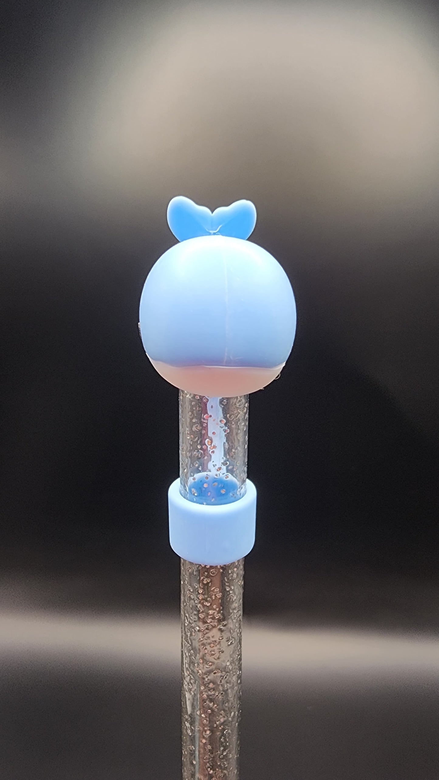 π Blue Whale 3D Printed Straw Topper