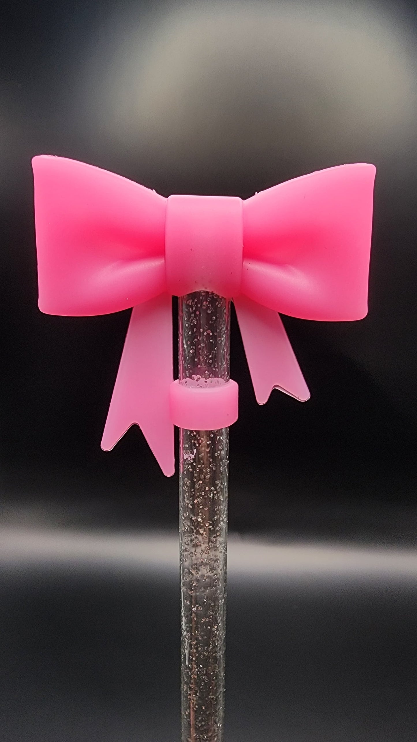 π 3D Bow Straw Topper