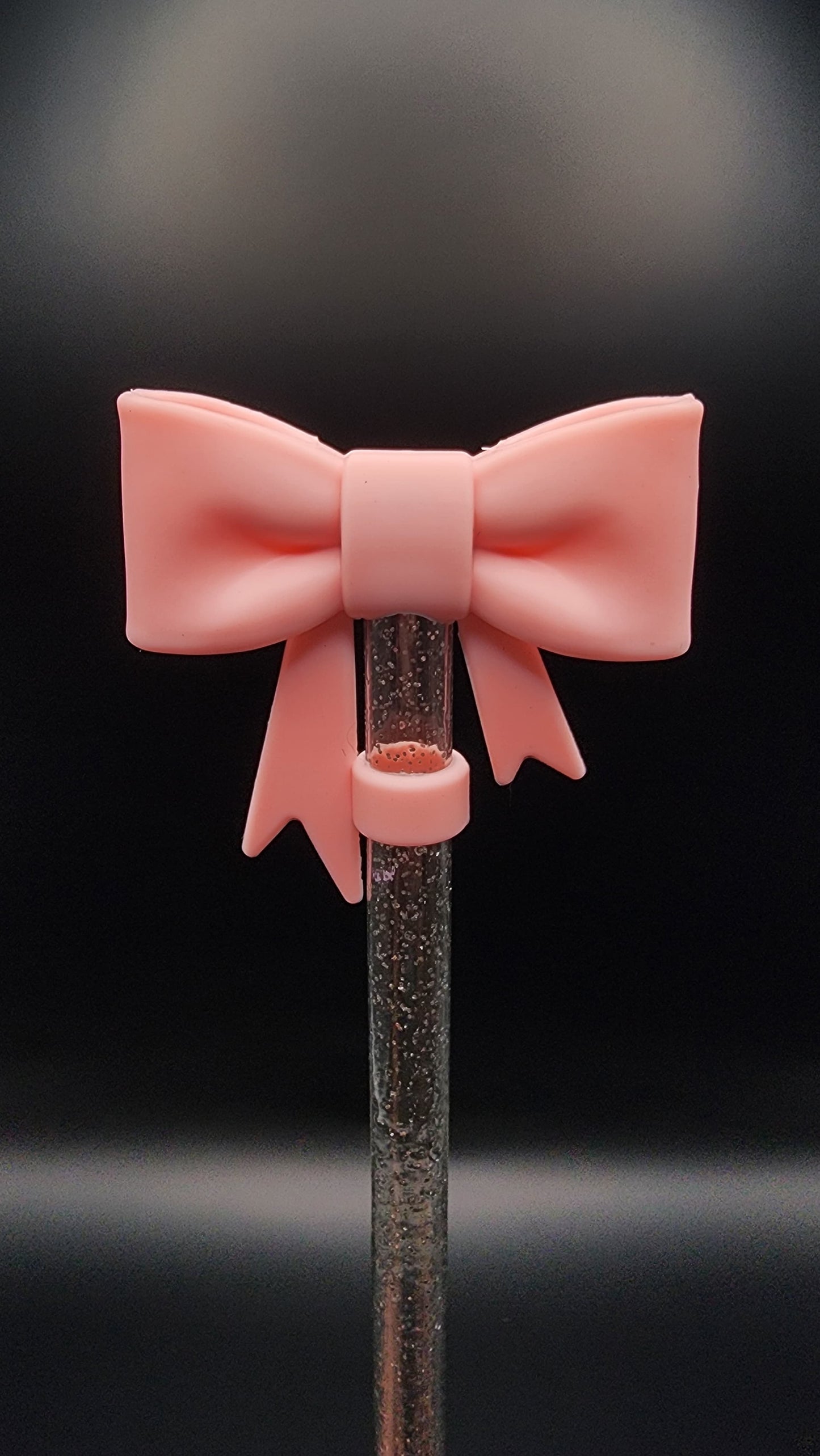 π 3D Bow Straw Topper