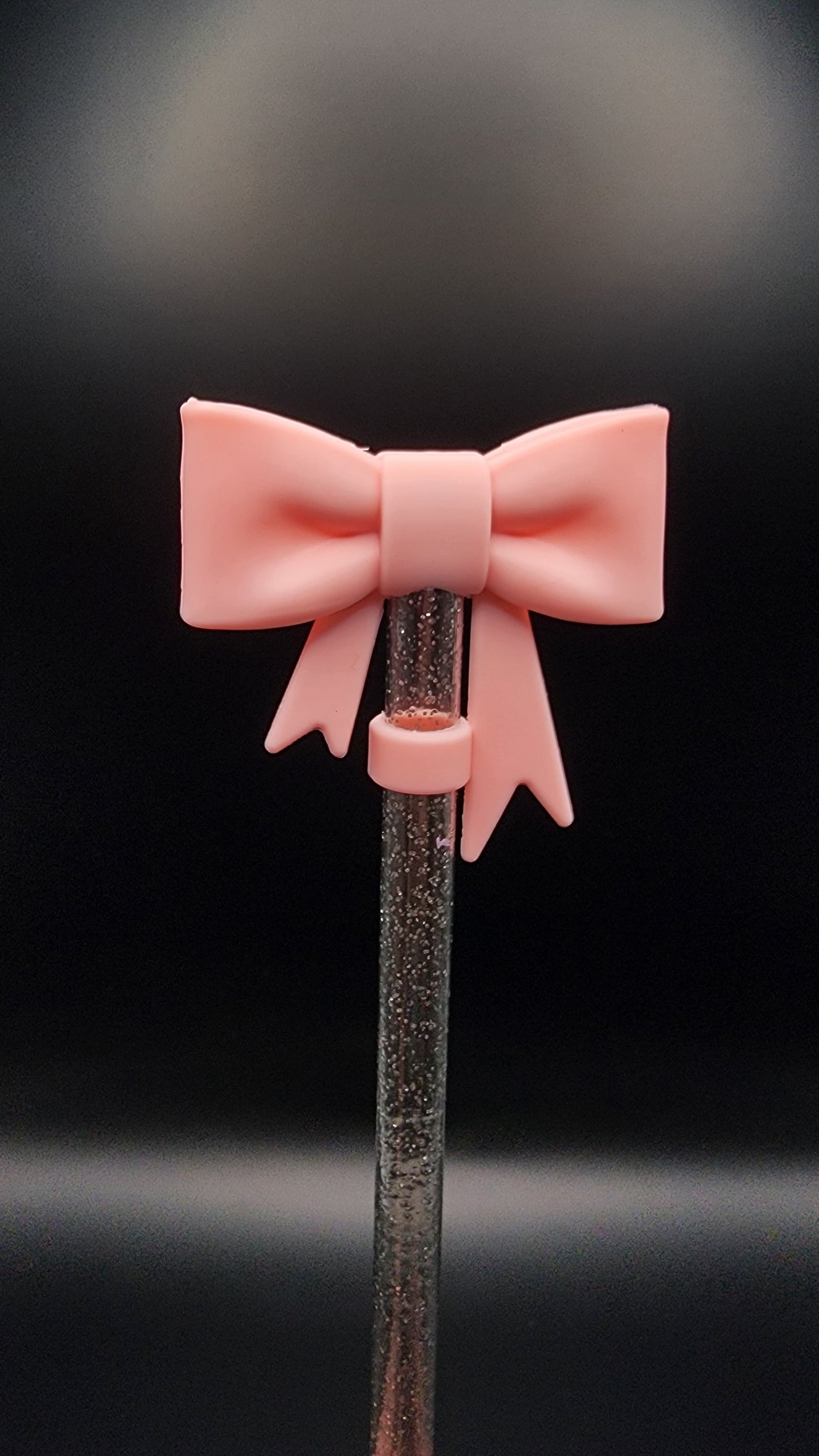 π 3D Bow Straw Topper