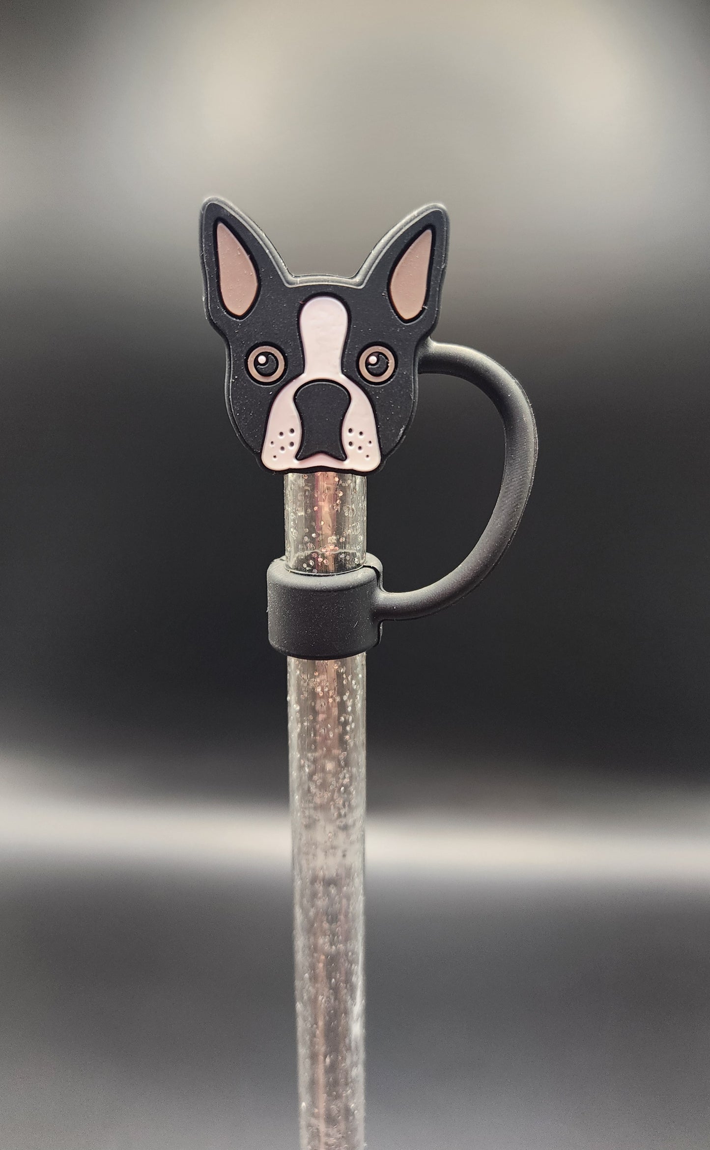 Boston Terrier 3D Straw Topper (Copy) (Copy) (Copy)