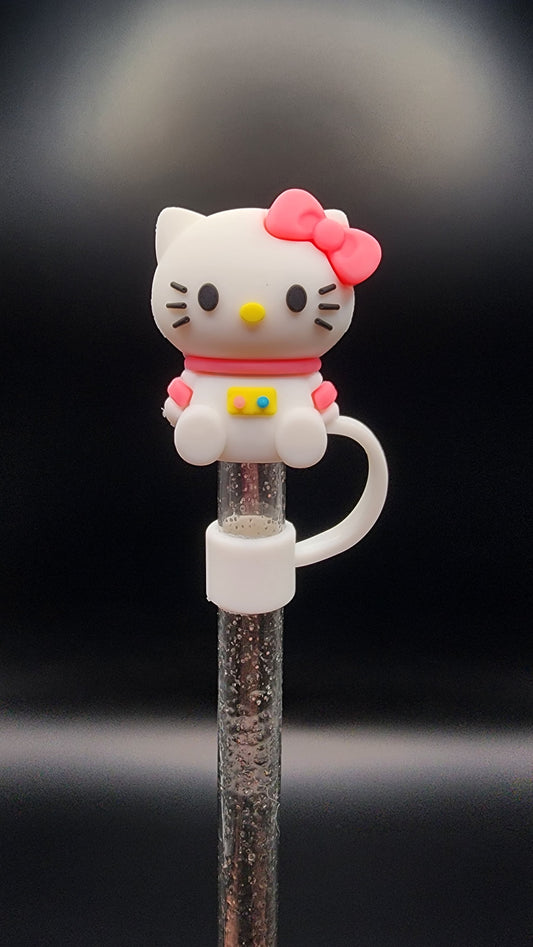 🐱 Hello Kitty 3D Straw Topper – 10mm Stanley Cup Compatible