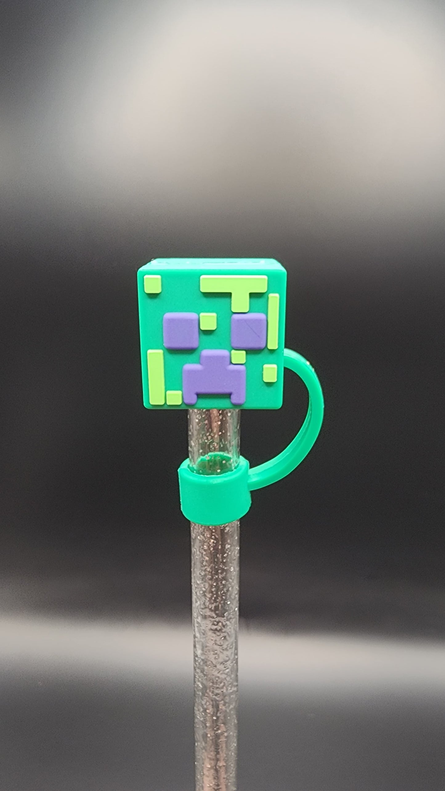 💥 Minecraft Creeper 3D Straw Topper – 10mm Stanley Cup Compatible