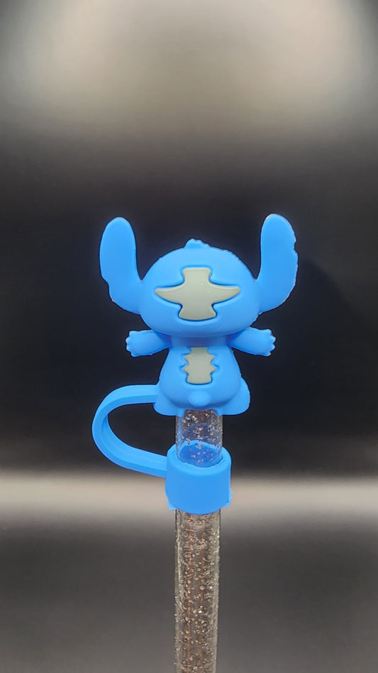 💙 Stitch 3D Printed Straw Topper