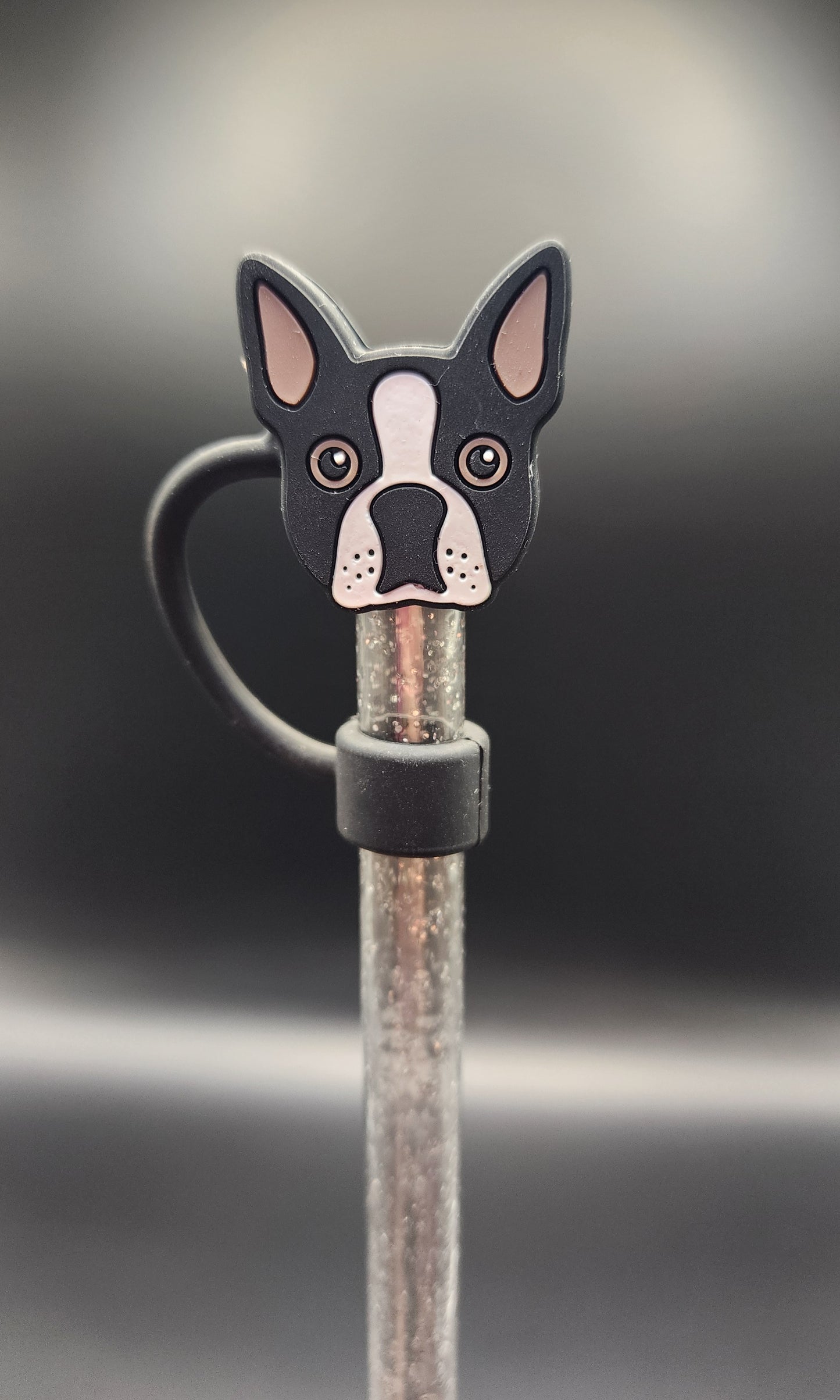 Boston Terrier 3D Straw Topper (Copy) (Copy) (Copy)