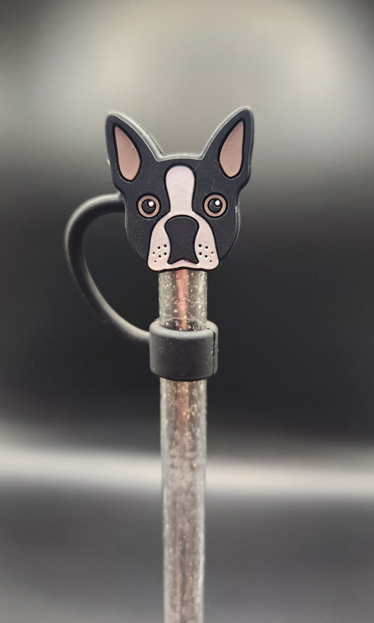 Boston Terrier 3D Straw Topper (Copy) (Copy) (Copy)