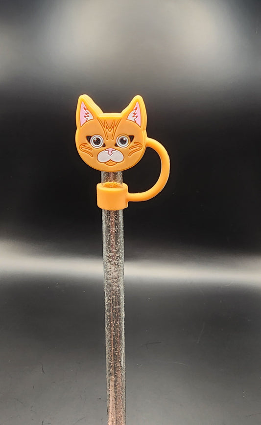 White/Orange cat 3D Straw Topper (Copy) (Copy) (Copy) (Copy)