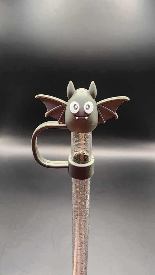 Bat 3D straw topper