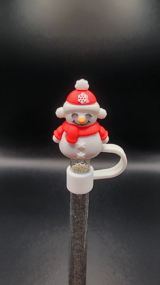 Snowman with red hat 3D topper 10mm (Copy)