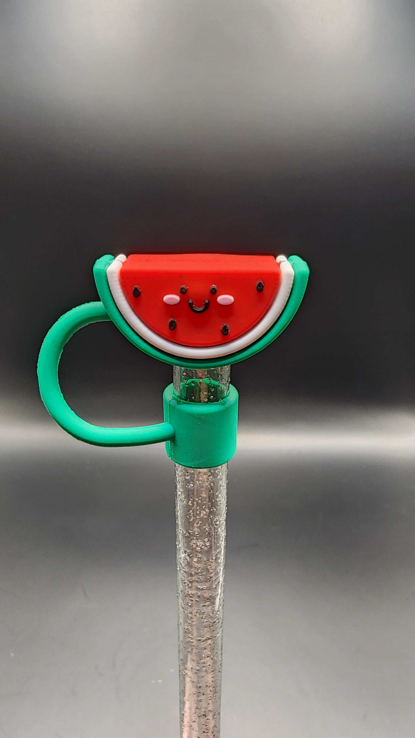 Watermelon 3D straw topper