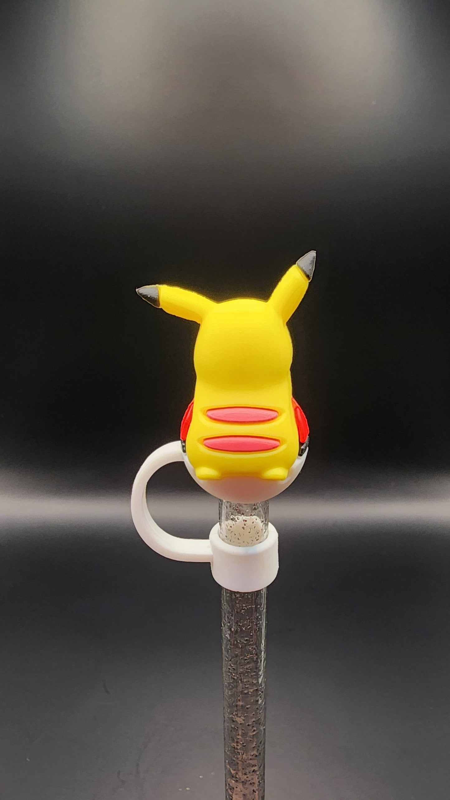 Pokémon-Pikachu on a poke ball 3D straw topper 10mm